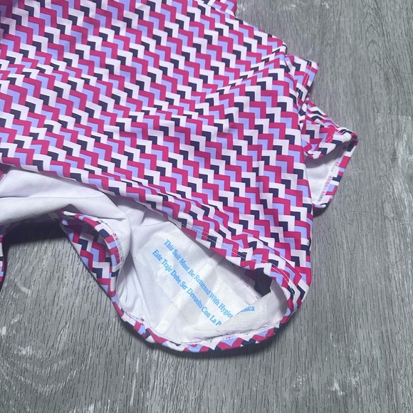 Kona Sol Red, Blue and White One Piece Swimsuit NWT - Picture 7 of 9